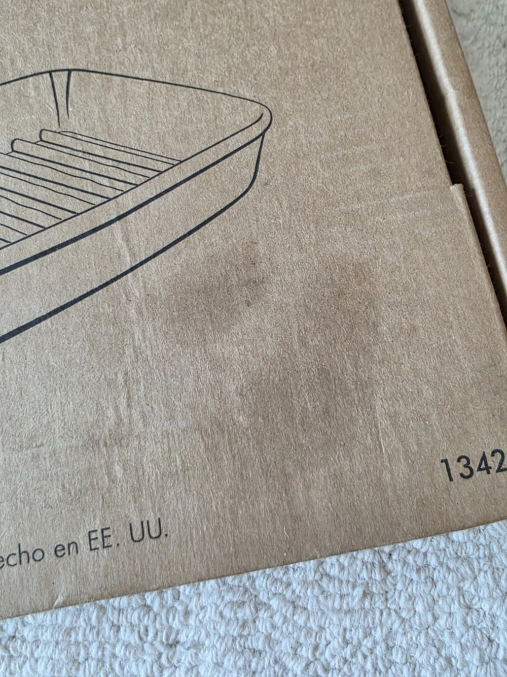 Pampered Chef Small Ridged Baking Dish